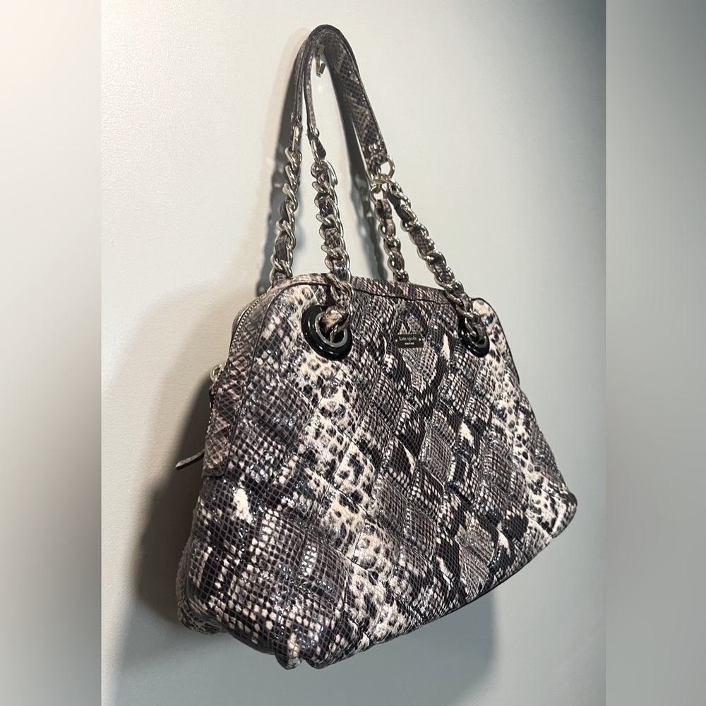 Kate Spade Georgina Quilted Snake Handbag - Picture 4 of 10
